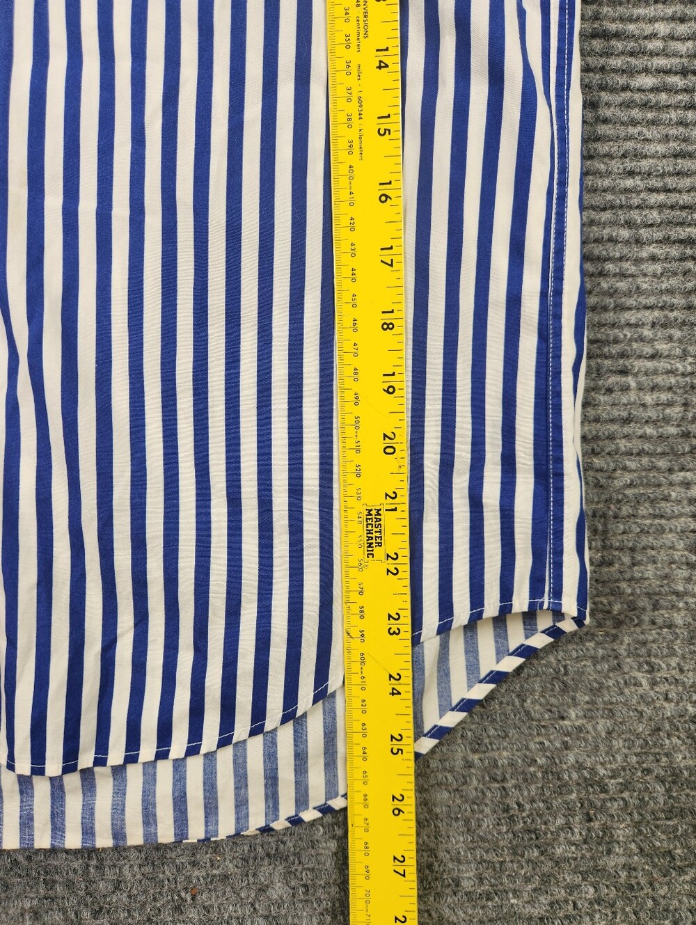 Tommy Hilfiger Women’s Vintage 1990's Colorblock Pinstripe Button Up Shirt Sz 8 - Picture 9 of 13